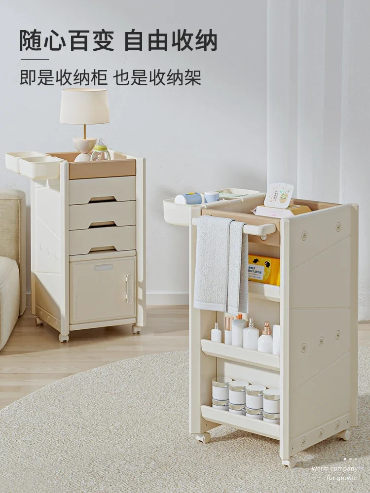 Floor-to-ceiling Multi-layer Shelves and Bedside Storage Cabinets for Home Use