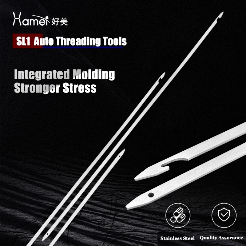 1PCS Stianless Steel Car Audio Dash Removal Pry Tool Wiring Loom Threading Tool Automotive Wire Pulling Accessories