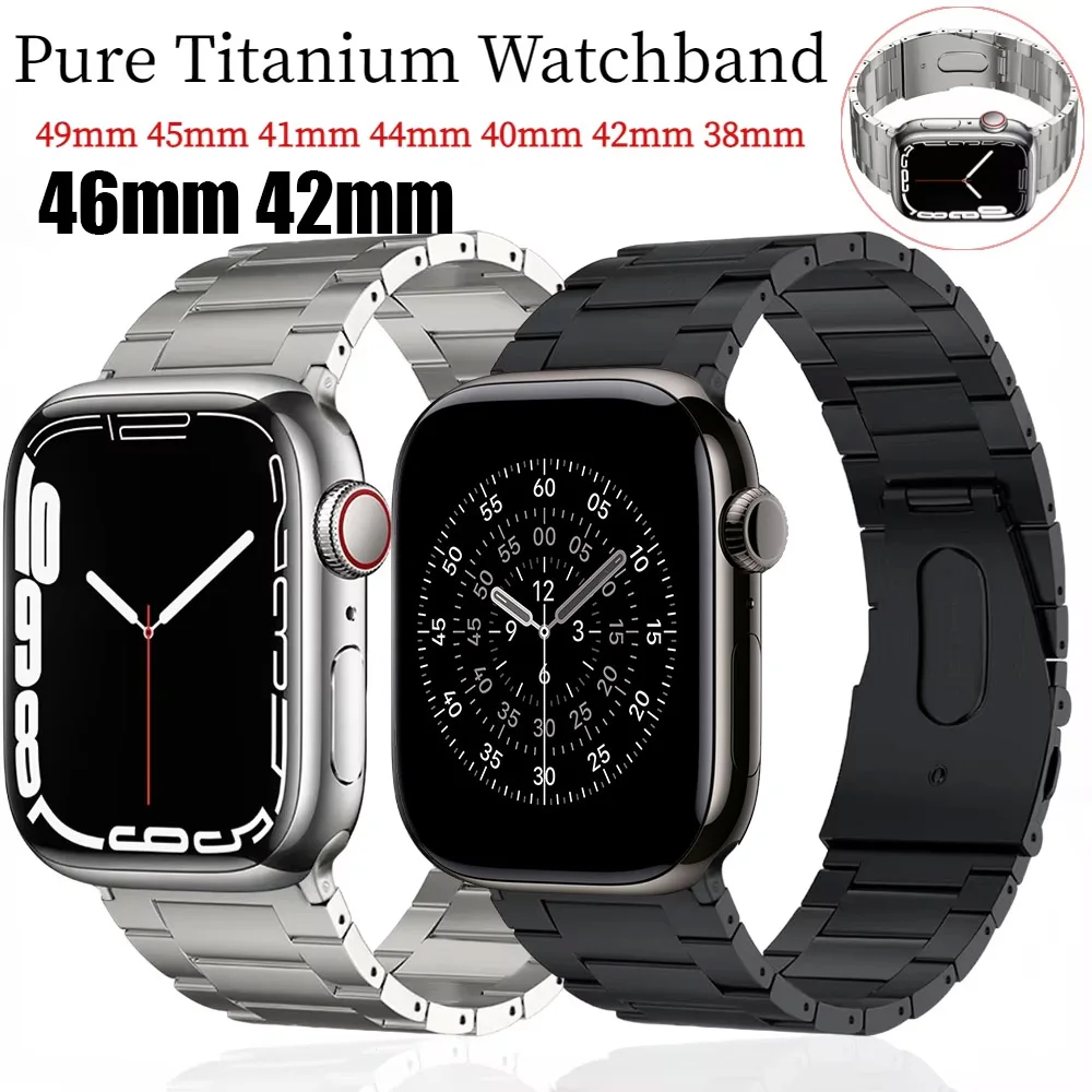 純チタン製ストラップ-apple-watch-ultra-49mm-46mm-42mm-45mm-41mm対応-メタルブレスレット-iwatch-11-10-9-8-7-6-5-se-44mm-40mm対応-correa