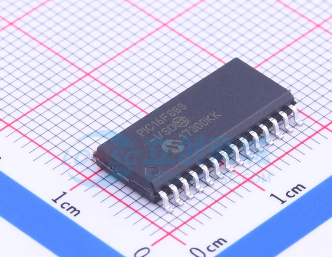 5pcs  PIC16F883-I/SO Brand: MICROCHIP (American Microchip) Encapsulation: SOIC-28 Brand new imported original authentic product