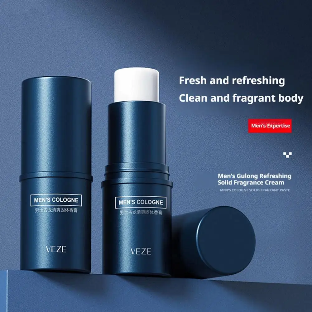 

Fanzhen Men's Solid Perfume - Light and Fresh Scent, Can Be Used All over the Body, Portable Stick Design, Convenient for Travel