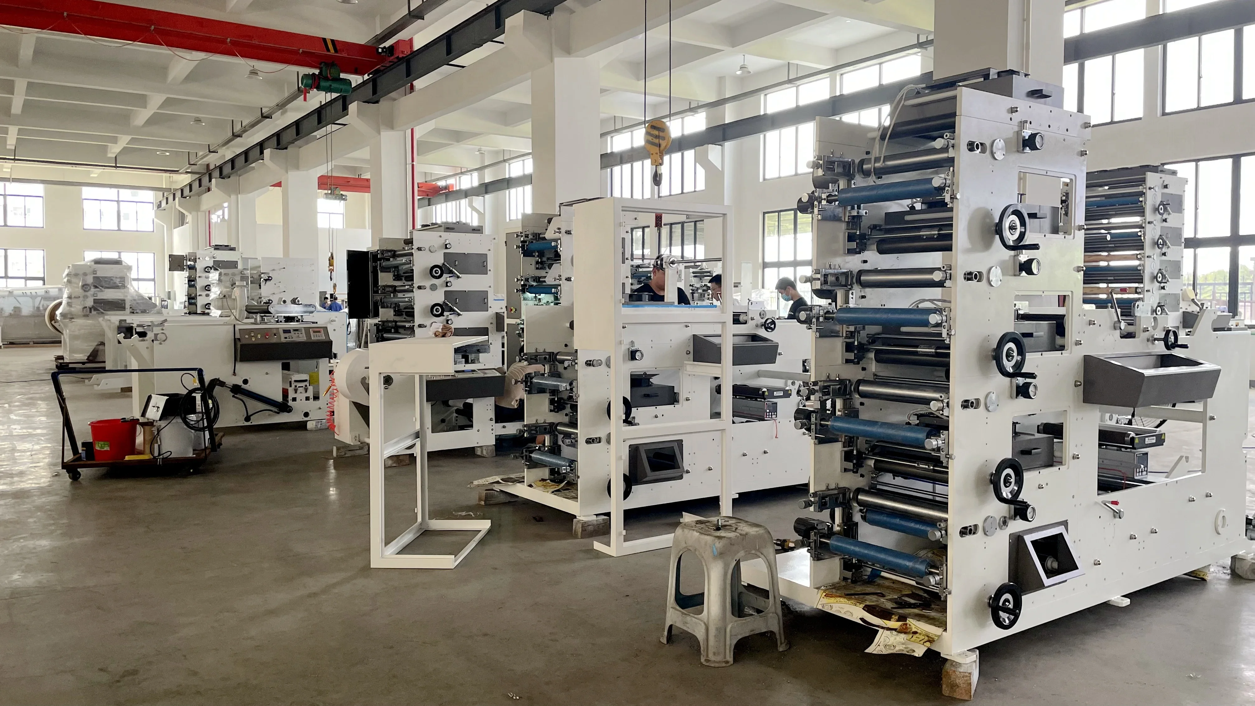 Customized 6color Flexo Flexographic Printing Machine For Paper And Film Shopping Bag Kraft Paper