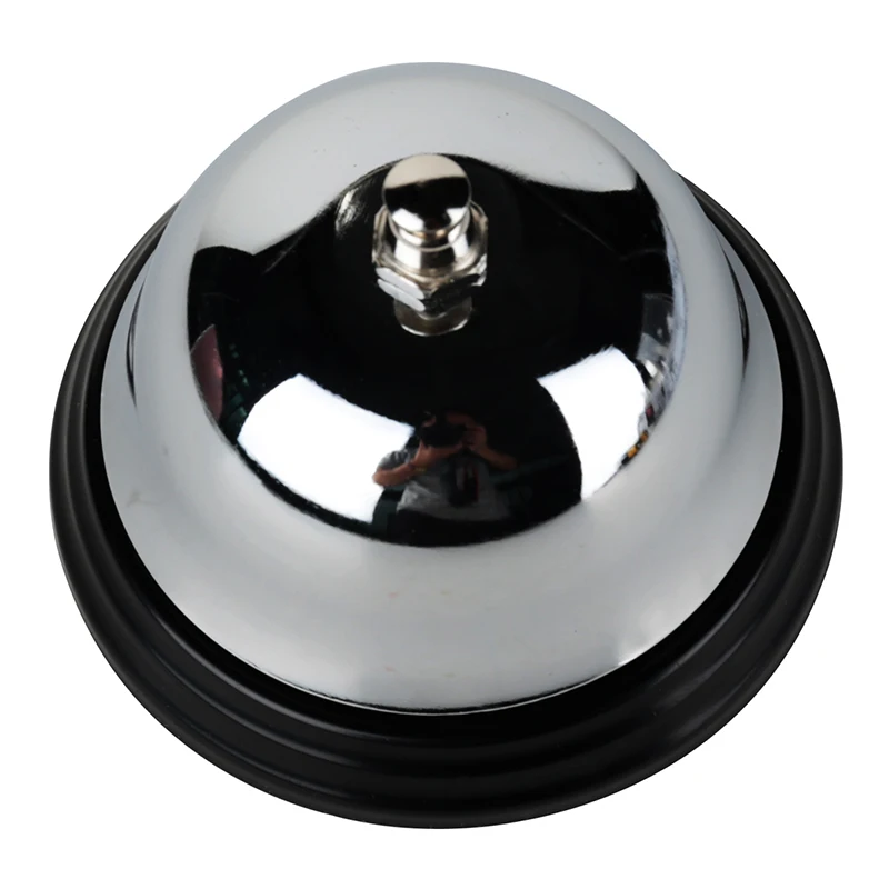 Mechanical Manual Call Bell 8.5cm for Home Hotel Restaurant Bar Counter Vintage Style Bell Pull for Service