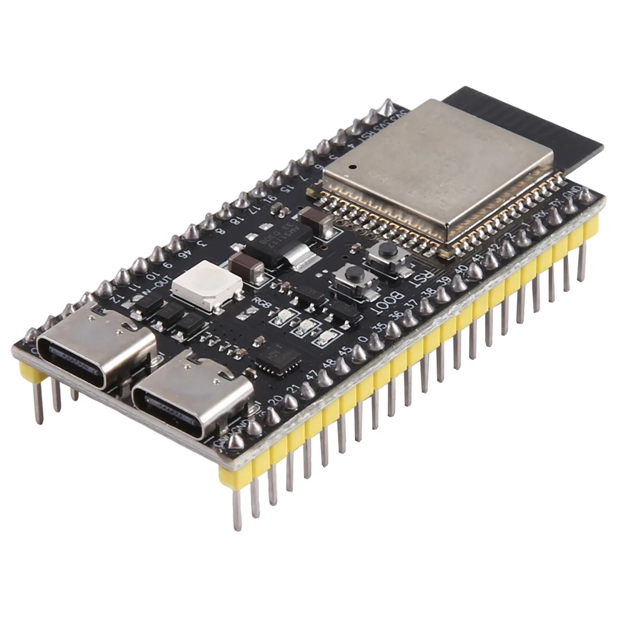 BABQ ESP32-S3 N16R8 Papan Pengembangan DevKitC-1 WROOM-1 Pengelasan Papan Pengembangan Bluetooth WIFI