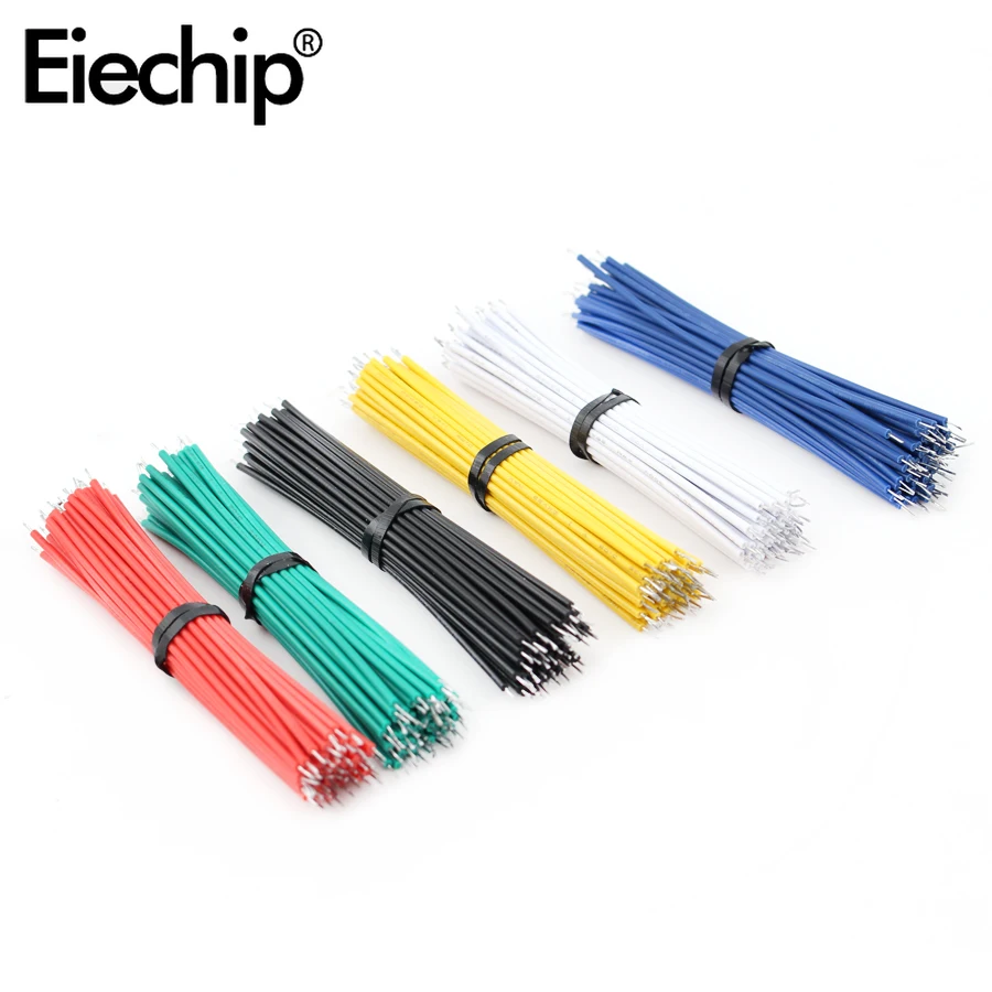 24AWG Tin-Plated Breadboard Jumper Cable Wire 8cm 24AWG Fly Jumper Wire Cable Tin Conductor Wires 1007-24AWG