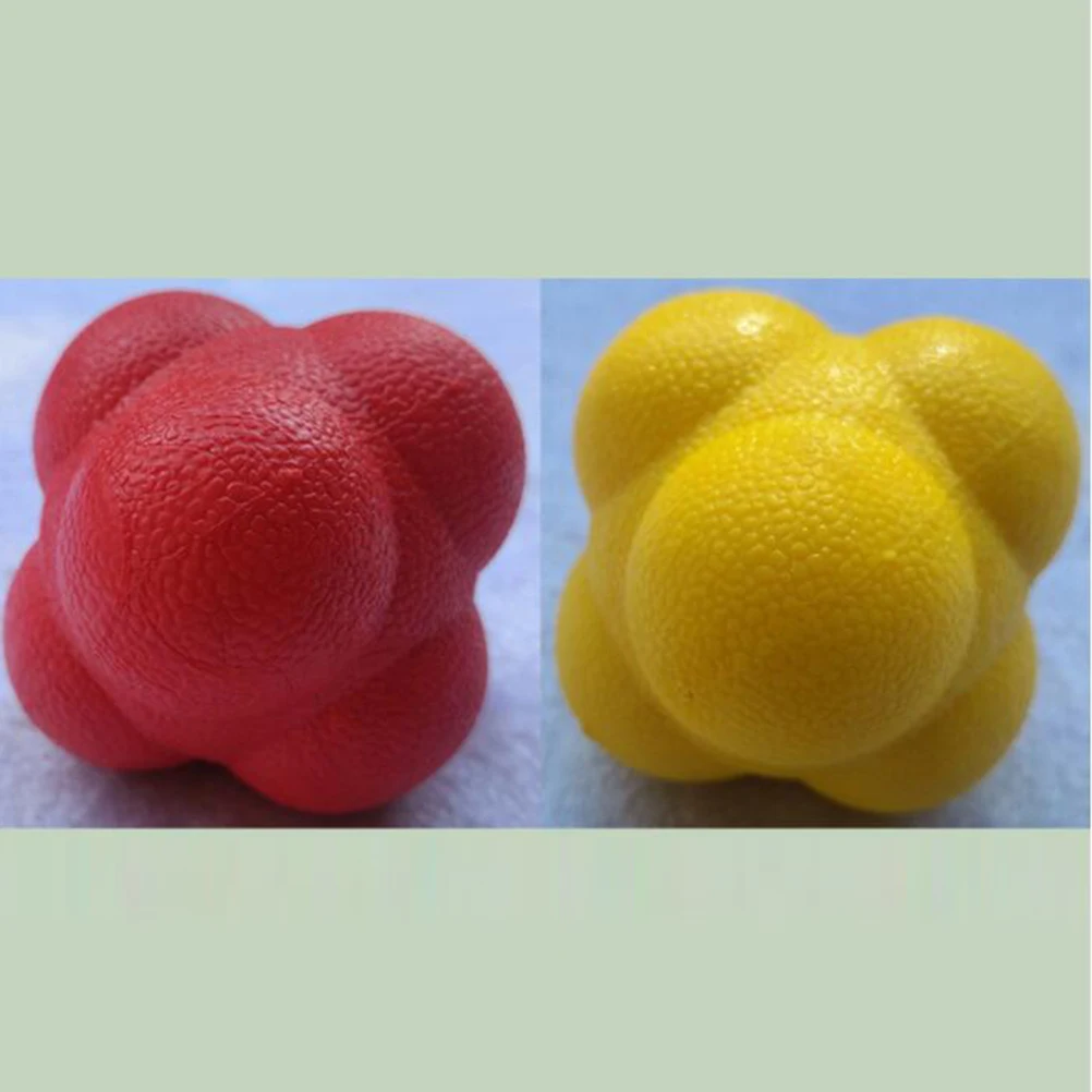 

3pcs Reaction Ball Training Agility Baseball Equipment Tennis Speed Toy Bounce Reflex Workout Sensitive Balls