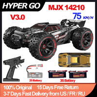 HYPER GO 75km/h MJX 14209 14210 V3.0 1/14 RC Car Brushless 2.4G Remote Control 4WD Off-road Racing RC Truck Electric Hobby Toy