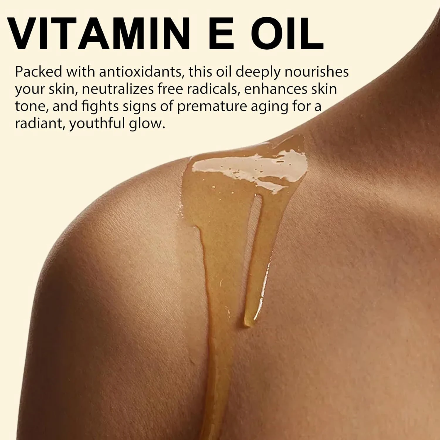 100ml Natural Vitamin E Essential Oil, Used for Massage, Skin Care, Gua Sha, Showering, Facial, Body, Nail, Hair, and Eyelash Care, Versatile - view 5