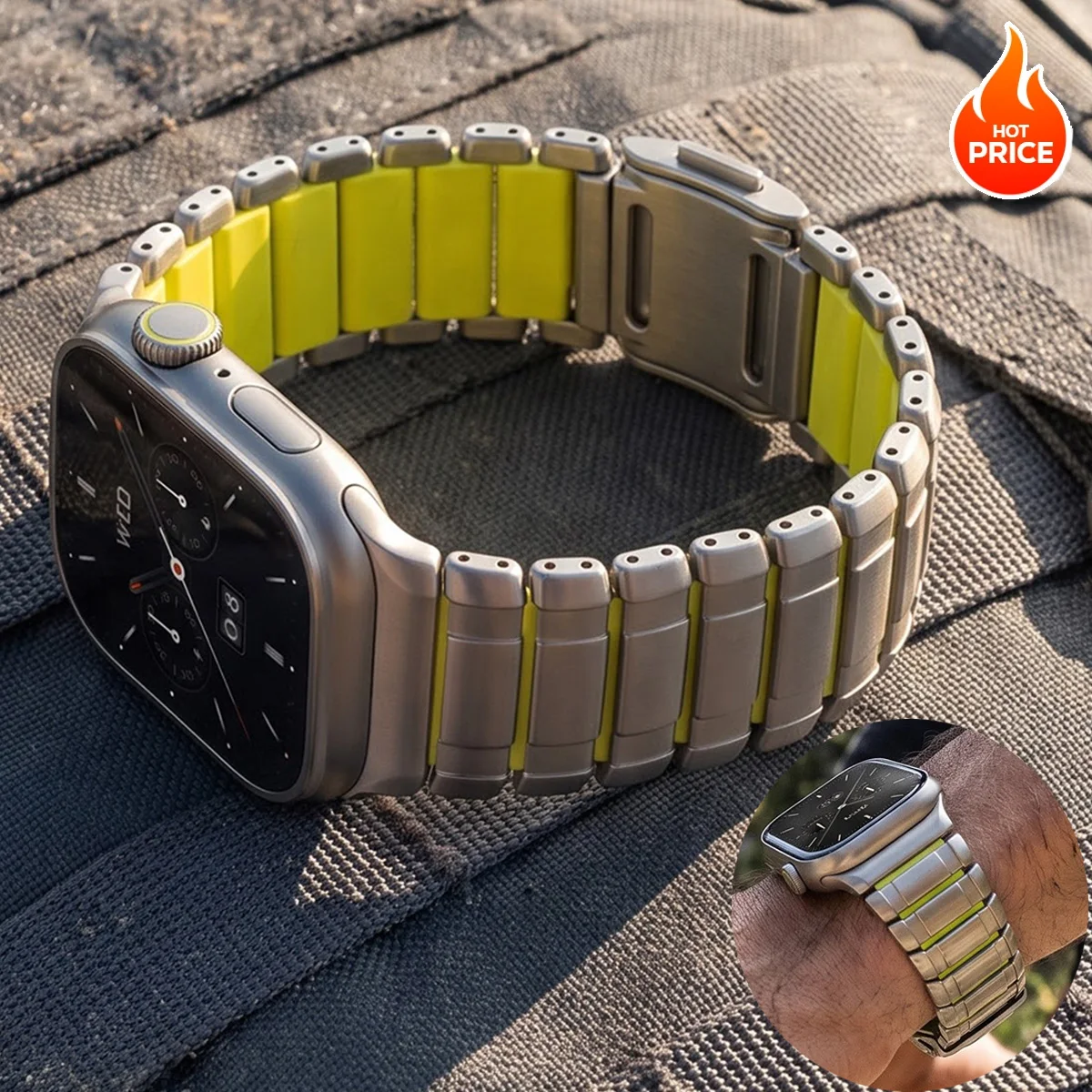 Metal Band for Apple Watch Strap Ultra 3 2 1 49mm 46mm 42mm 45mm 44mm 40 41mm Fashion Bracelet iWatch Series 12 11 10 9 8 76 SE3