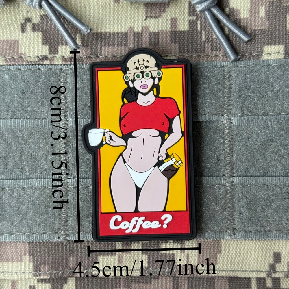 3D PVC Patch Tactical Waifu 