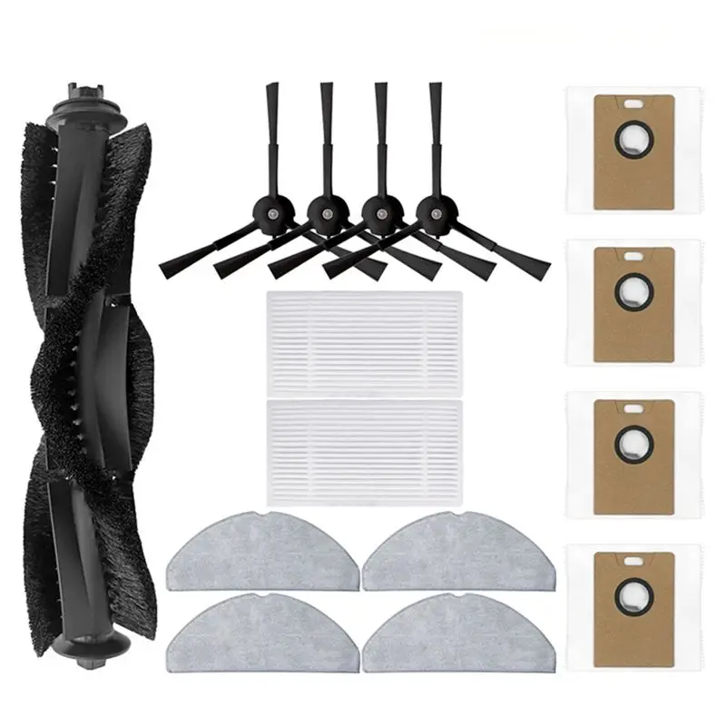 A13I-For TP-Link Tapo RV20 Max Plus/RV20 Max/RV30 Max Plus/RV30 Max Robot Vacuum Accessories Roller Side Brush Filter Mop Dust B