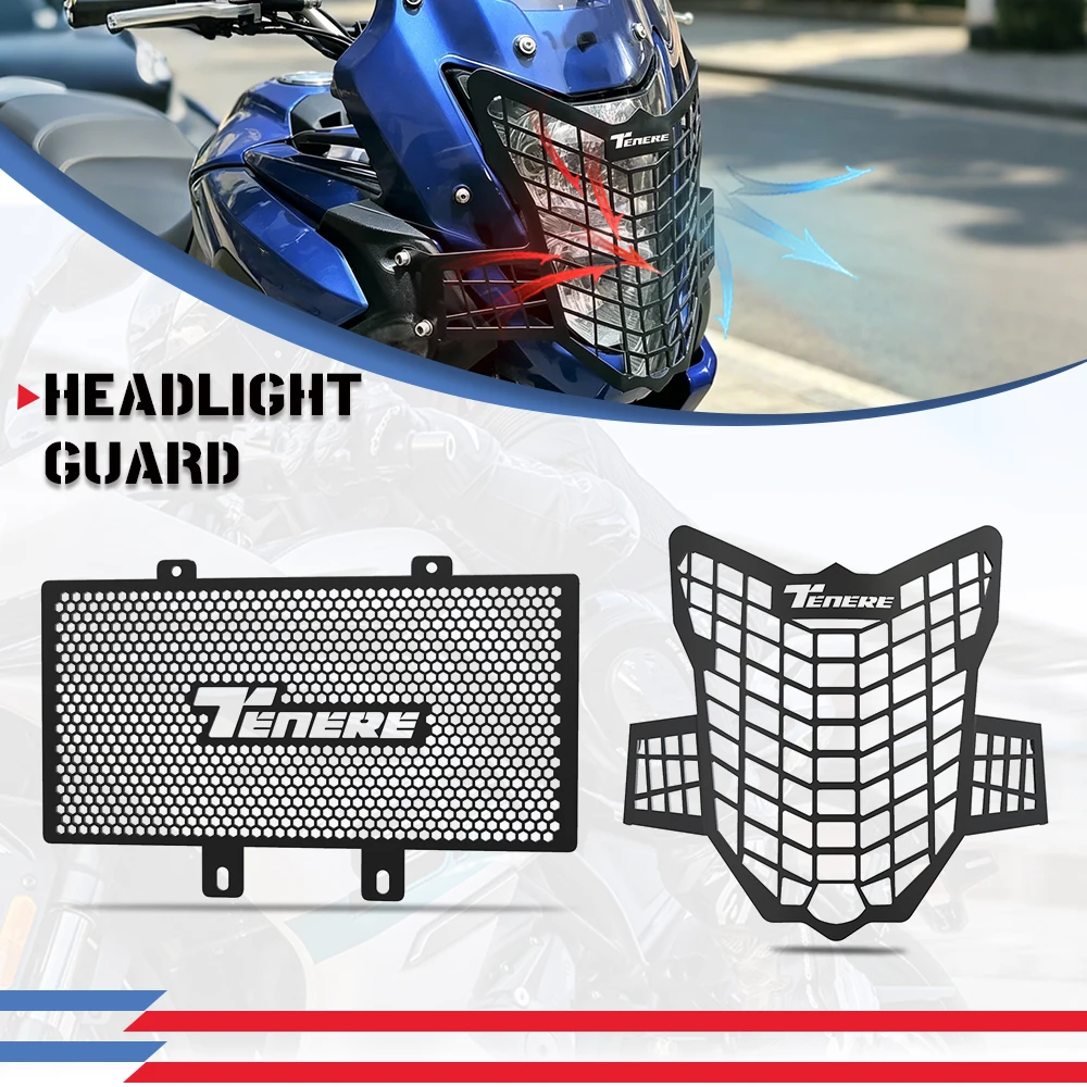Motorcycle Protector Headlight Grill Guards Radiator Grille Guard Cover FOR YAMAHA XT660Z SUPER TENERE XT 660 Z TENERE 2008-2016