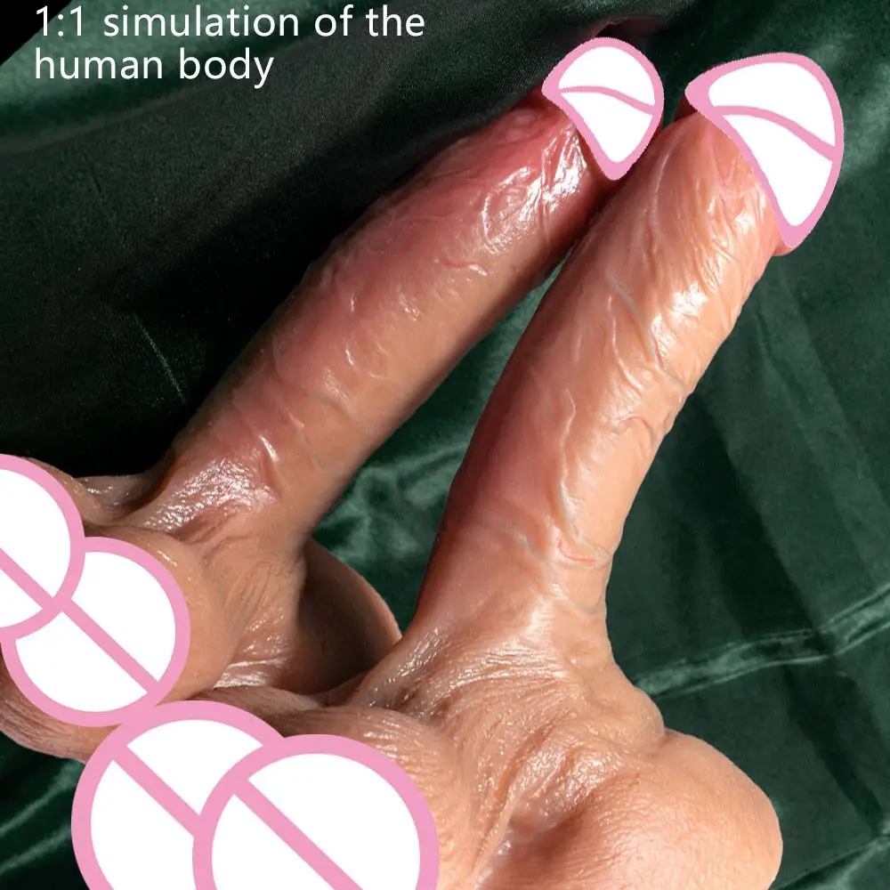 Super Soft XL Realistic Dildo with Powerful Suction Cup Realistic Penis Flexible G-spot for Women Masturbation Lesbain Adult 18