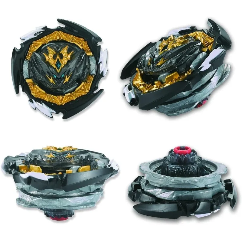 Beybatterburst gyro toy set gift with portable box 12 spinning gyro 2 two-way transmitter fusion attack top combat game.