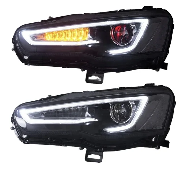 

HGD Car LED HeadLamp Assembly head light For Mitsubishi Lancer 2008-2018 EVO X LED Car Headlight
