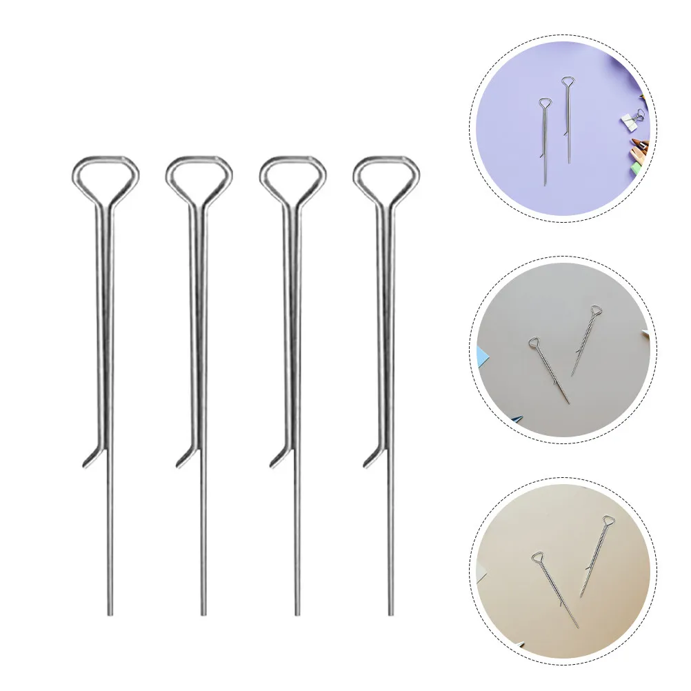 40Pcs Stainless Steel Wick Holders for Making Centering Tools DIY Wick Fixing Accessories Tealight Oil Lamp