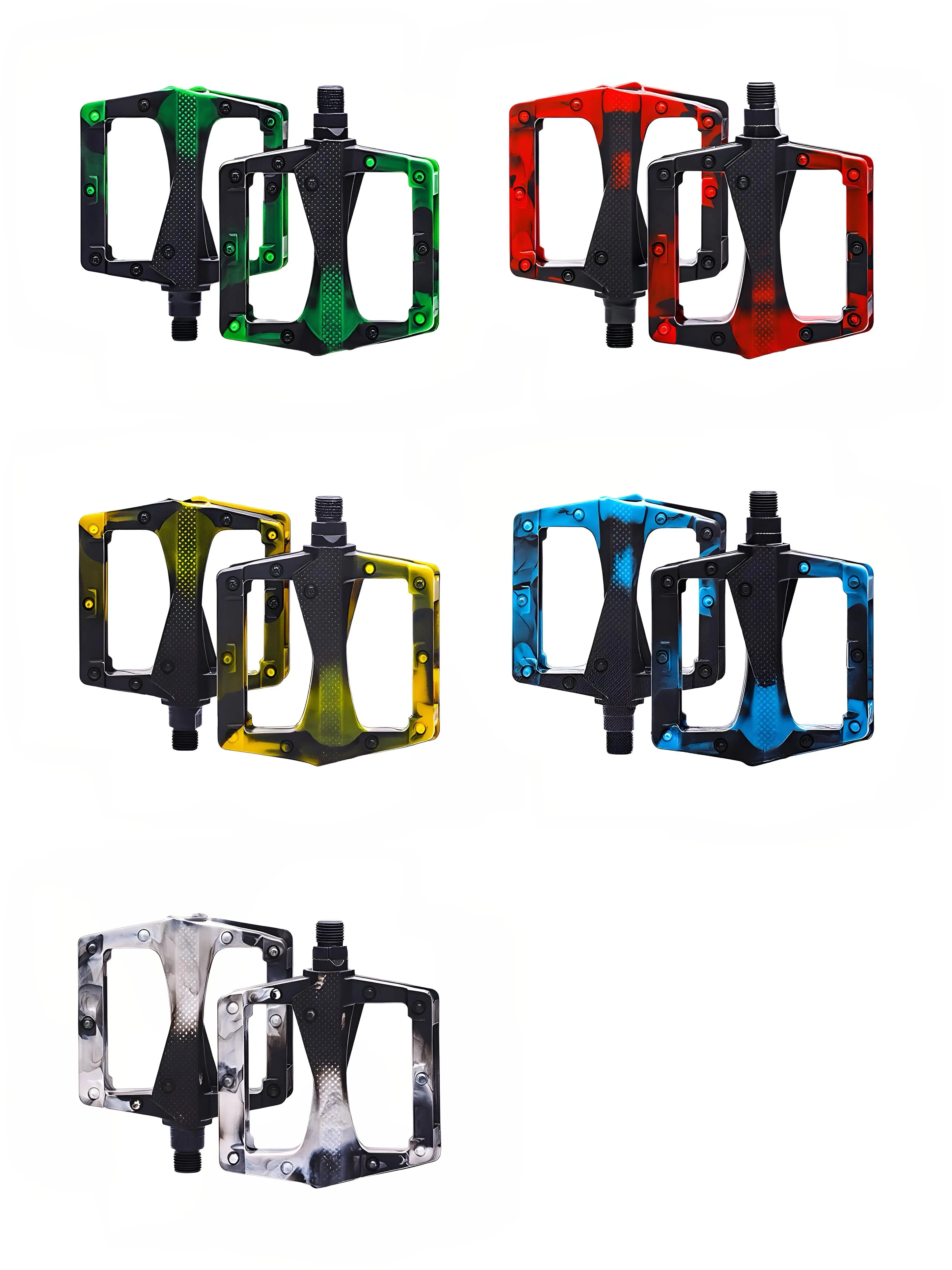 AliExpress NONE Universal Bicycle Pedals with Rolling Bearing Lightweight Large Surface Design for Various Bicycles