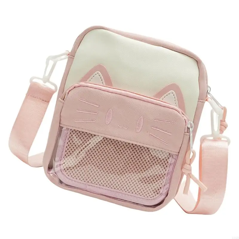 Borsa a tracolla harajuku 340d Clear Clear Itabag Borsa a traversa per gatti BASSE PELLE PELLA GIANSEGGIO Giappone per ogni