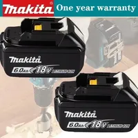 100% original Makita 6.0Ah for Makita 18V Battery BL1830B BL1850B BL1850 BL1840 BL1860 BL1815 Replacement Lithium Battery