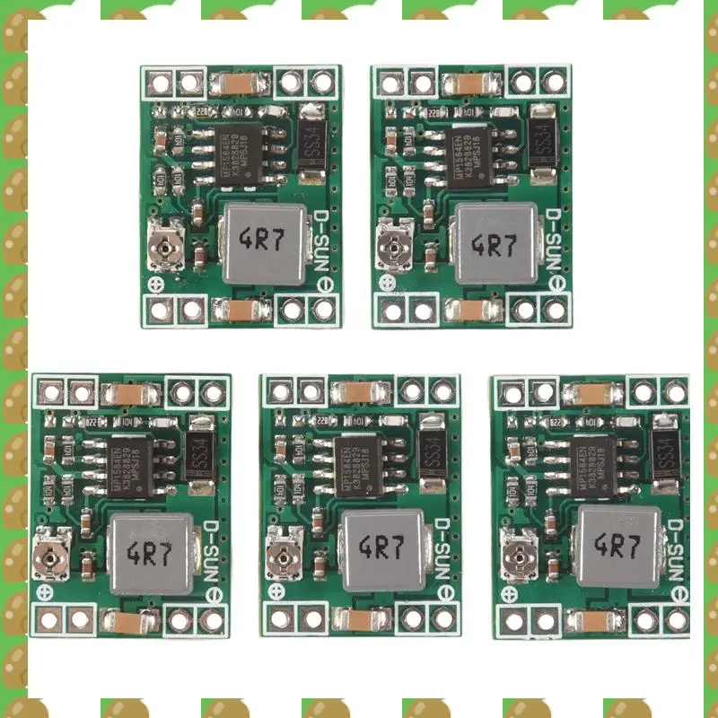 

T36C 5Pcs Mini MP1584EN DC-DC Buck Converter Adjustable Power Supply Module 24V To 12V 9V 5V 3V Reduced Voltage Regulator