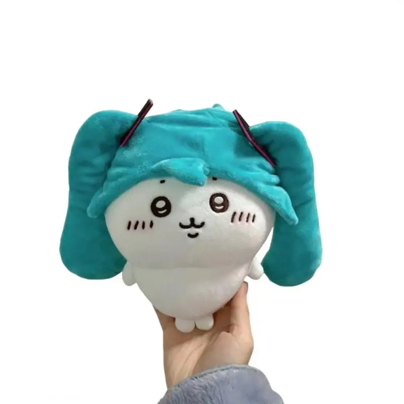 Kawaii Miniso Chiikawa Plush Toy Hachiware Cute Anime Hatsune Miku Plush Toy Doll Girl Birthday Festival Gift