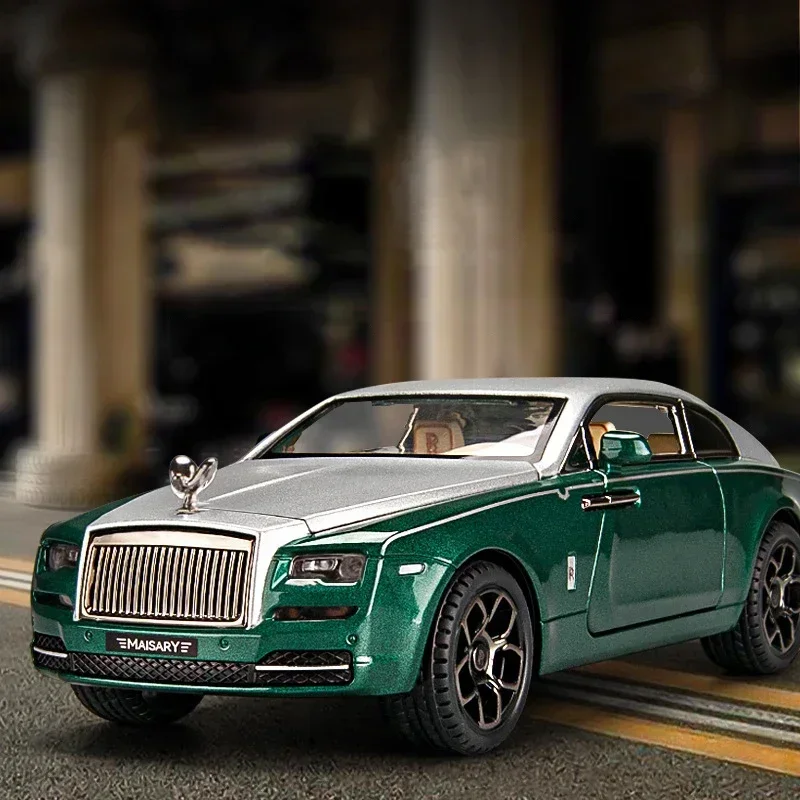Wraith 1:24 Rolls Royce Mansory Alloy Car Diecasts & Toy Vehicles Car Model Sound and light Pull back Car Toys Gifts
