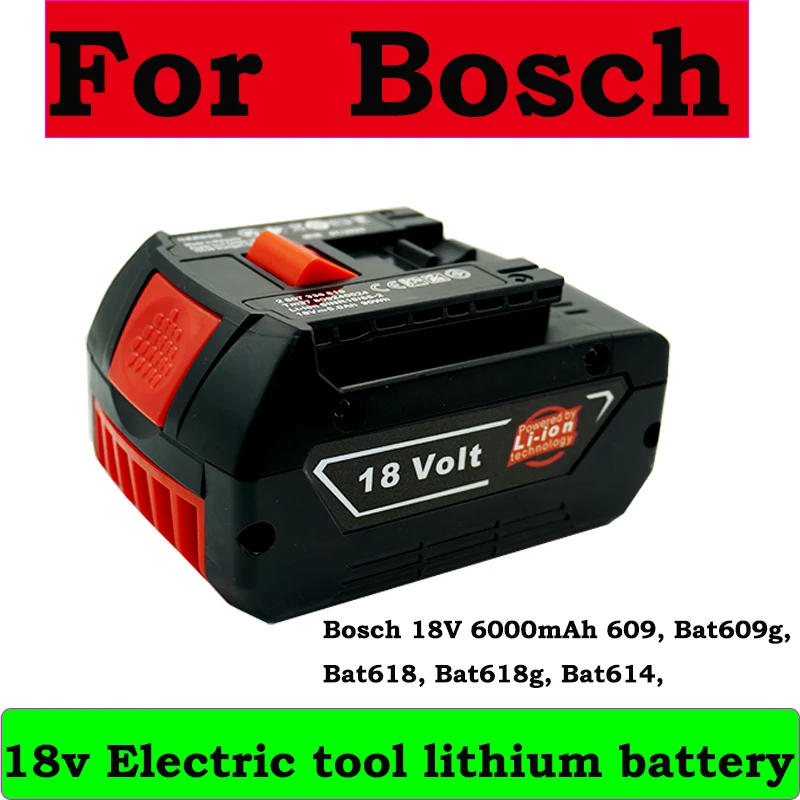 Новый аккумулятор Литий-ионный Bosch 18В 6000мАч 609, Bat609g, Bat618, Bat618g, Bat614, Wiertarka Bosch
