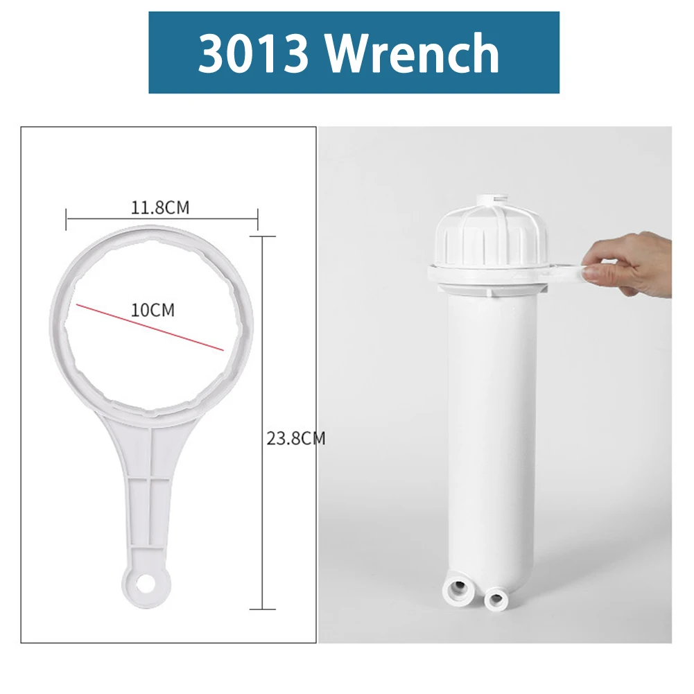 Filter Bottle Wrench Easy to Use Water Filter Wrench for Slim Line and Regular RO Housing Fits For 1812 Membrane Housing