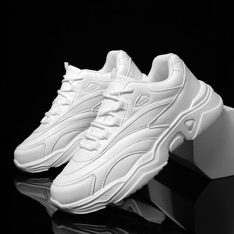 Little White Men's Shoes 2024 New Fashion Outwear Breathable and Odor proof Sports Shoes Casual Dad Shoes
