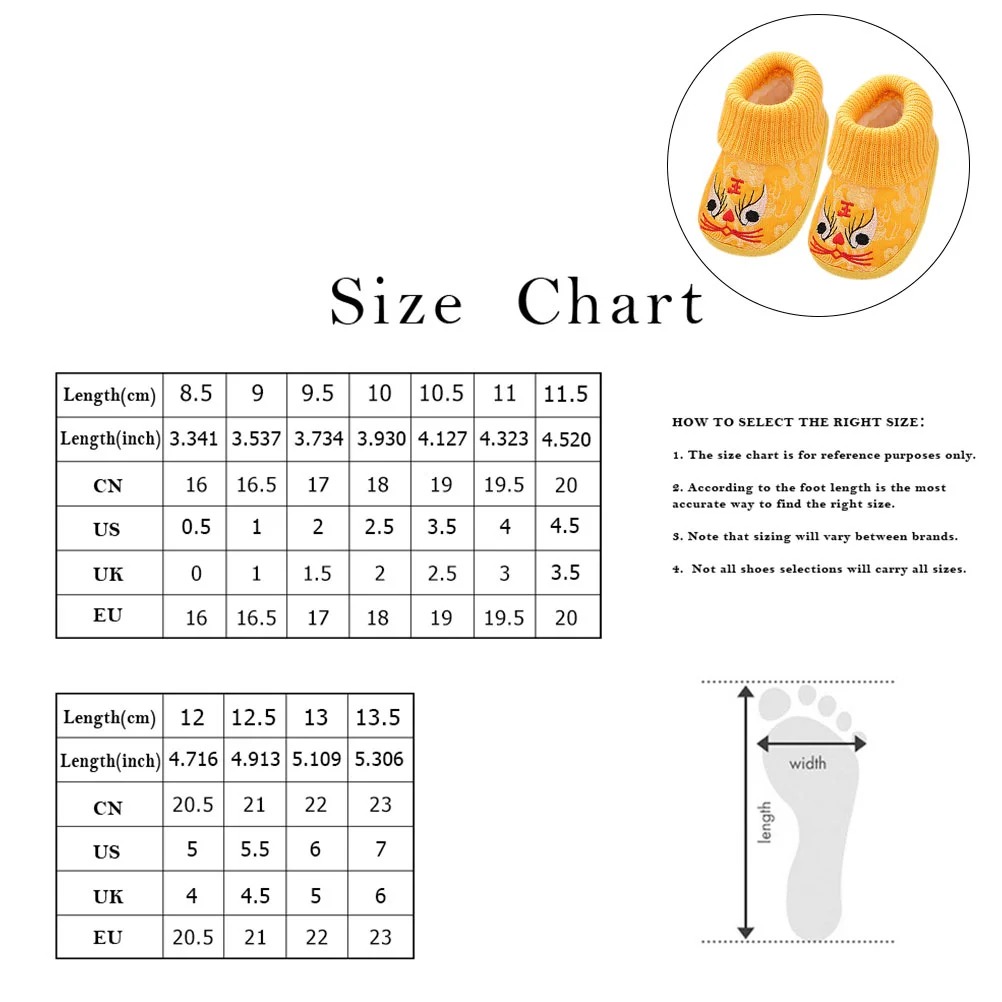 Cartoon Keep Warm Leisure Footwear Embroidered Children Winter Shoes Kids Short Boots Baby Slippers for