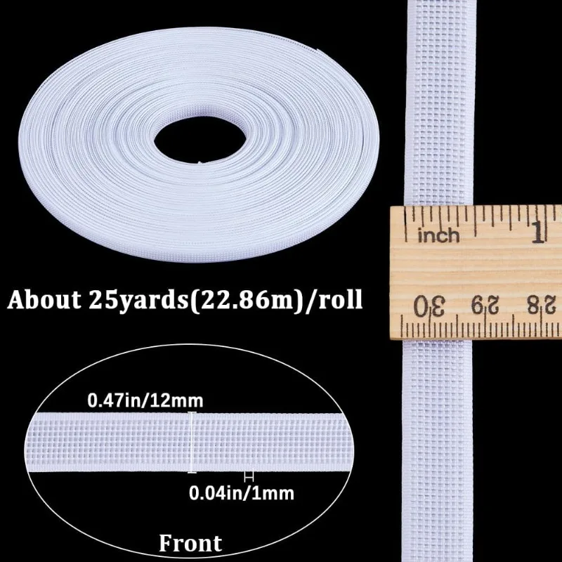 25 Yards Polyester Boning 12mm Wide High Density Corset Boning for Sewing Bra Boning Tool Garment Accessories