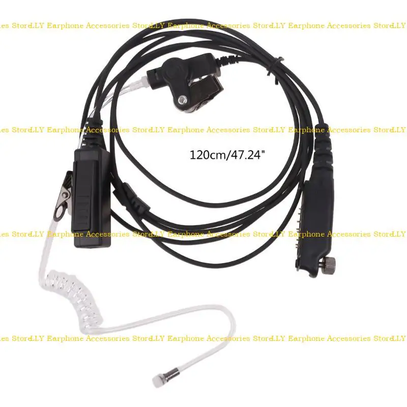 462E Earpiece Headset with Finger PTT Button Mic for Two-Way Radio WalkieTalkie for Sepura Radio SC21 STP8000 STP8030