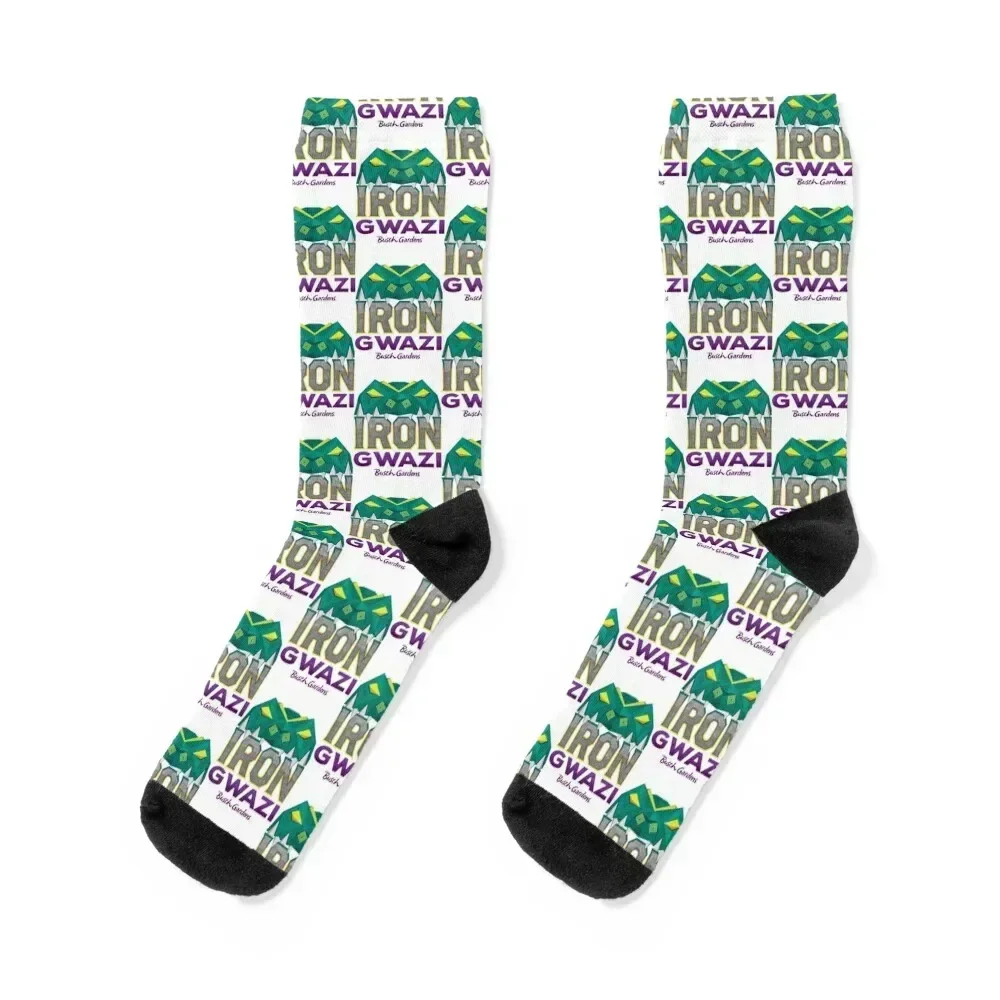 Busch Gardens T-ShirtIron Gwazi (Busch Gardens Tampa) Socks heated aesthetic Socks For Man Women's