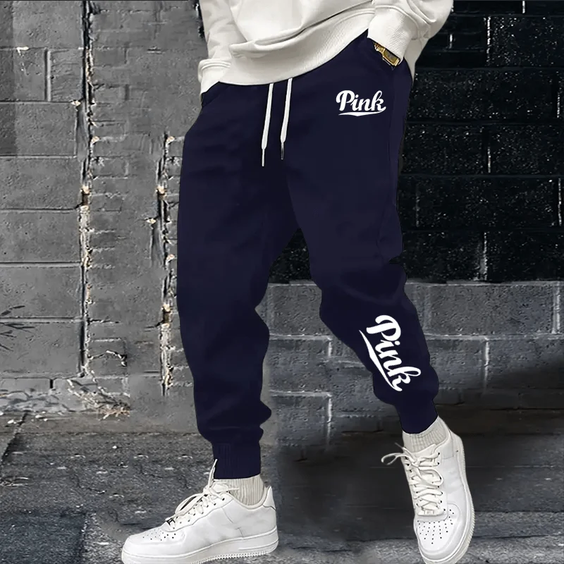 Fitness sports brand sweatpants autumn and winter fashion sportswear trousers jogging sweatpants men's casual sports trousers