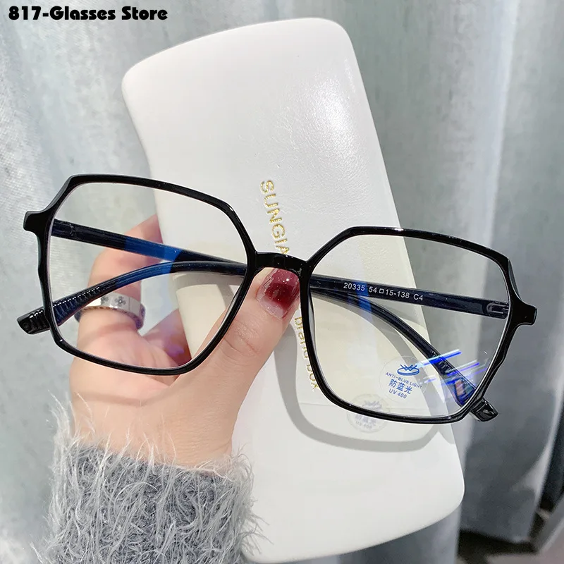 Anti Blue Light Glasses Computer Glasses Fashion Male and Female Large Frame