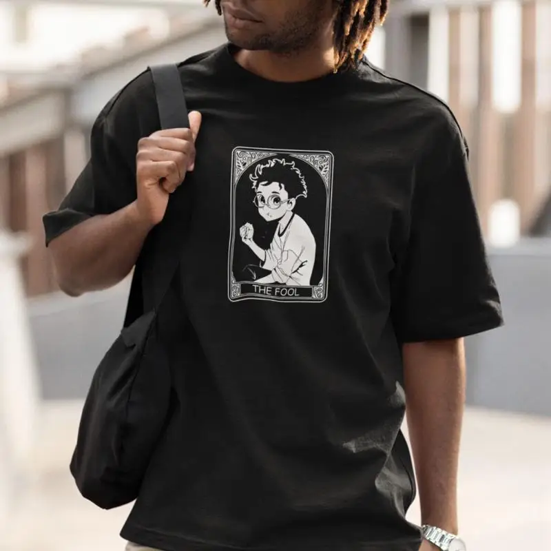 The Fool Okarun Dandadan Tarot T-Shirt