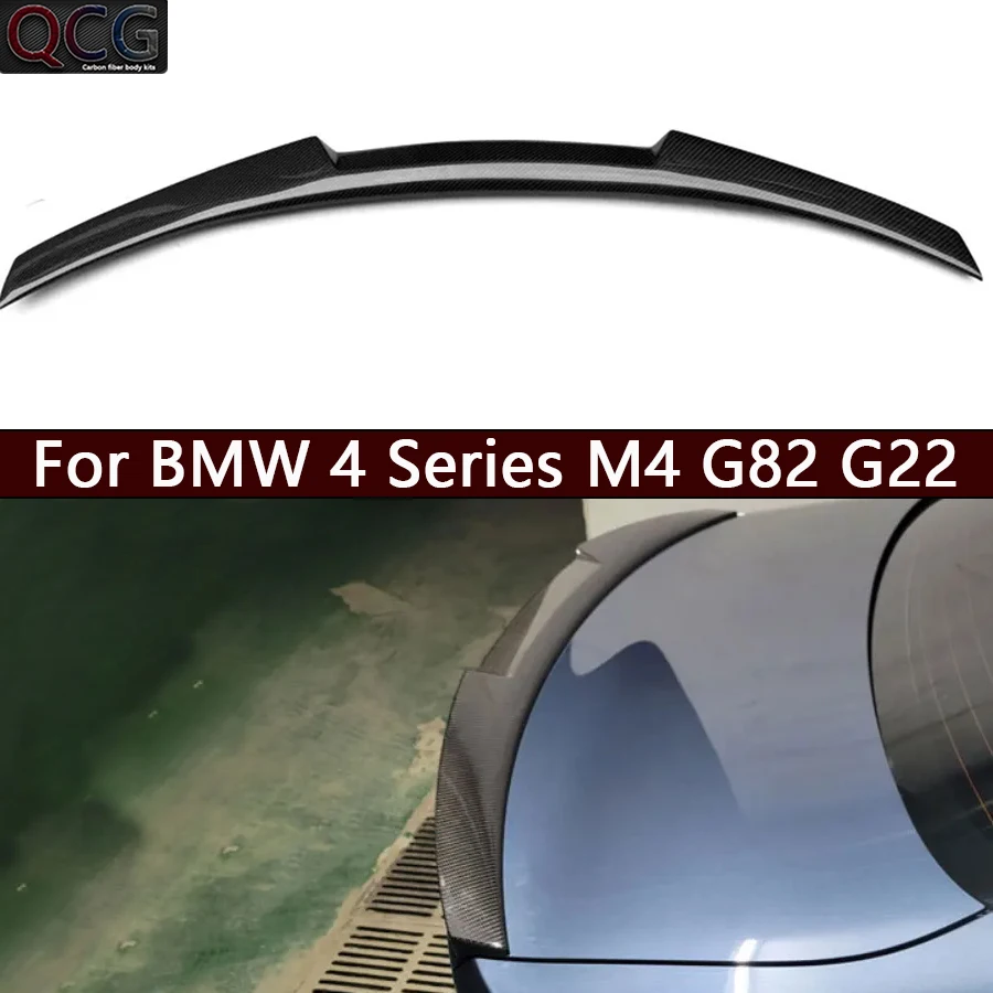 

Для BMW 4 серии G22 M4 g82 435i хвостовые плавники из углеродного волокна, задний спойлер, модернизация заднего крыла утконоса, автомобильные аксессуары, комплекты кузова