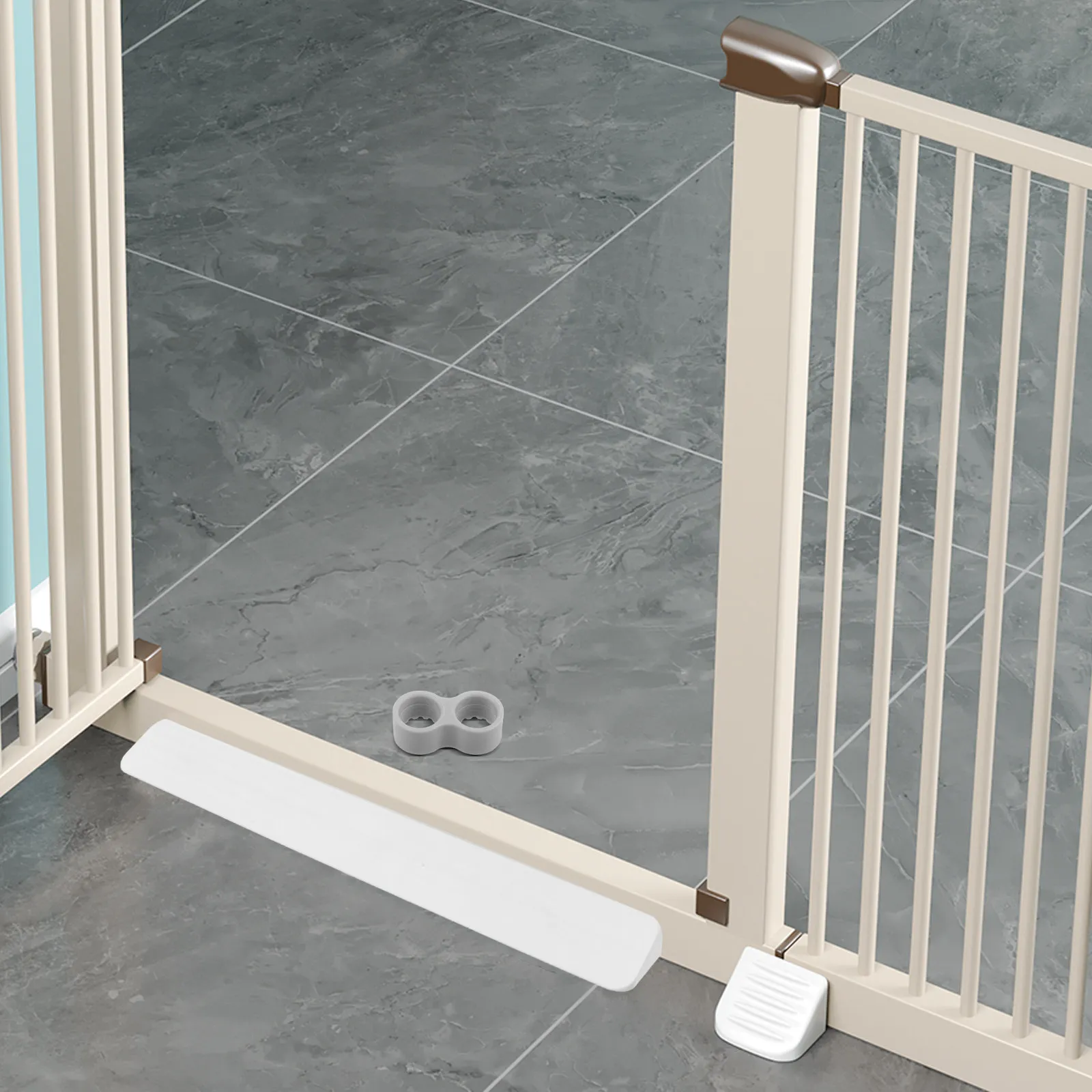 مشبك بلاستيكي آمن لربط أجزاء ساحة لعب الأطفال، سهل التجميع، لعمل منطقة لعب ثابتة، آلية قفل