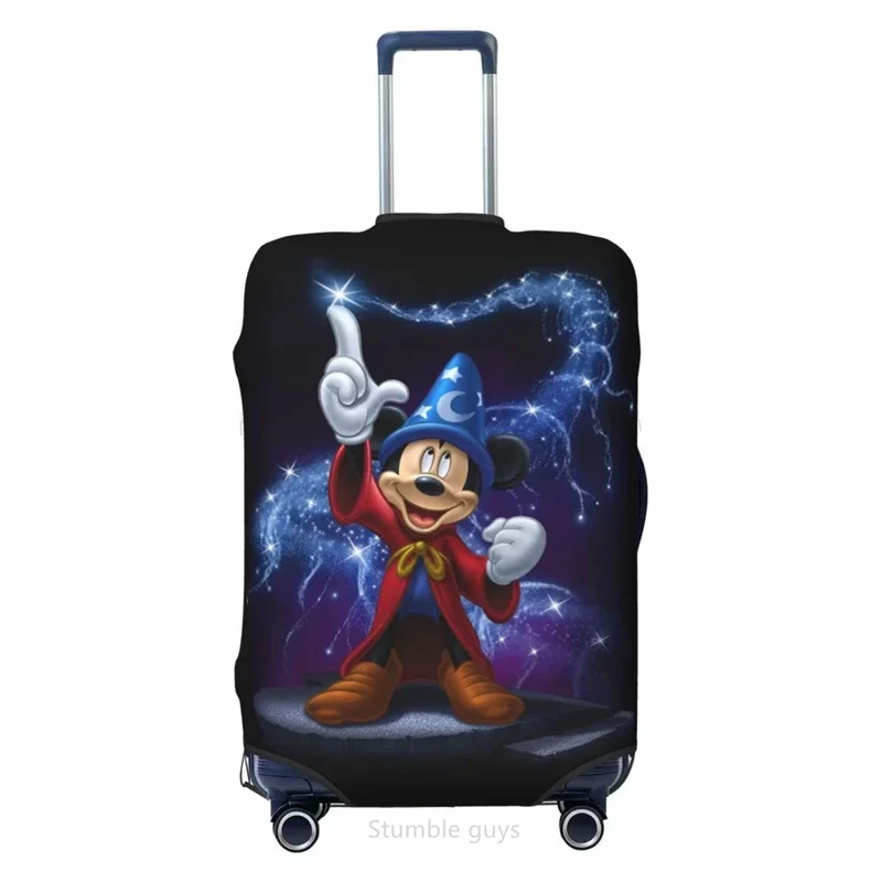 

High Elasticity Suitcase Cover M-Mickeys Pattern Fits 18-32 Inch Luggage Durable Washable Dustproof For Airplane & Road Trips