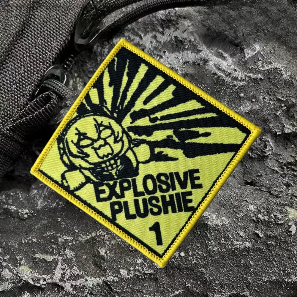 فتاة المواجهة الكلب المنسوجة التصحيح التكتيكي أنيمي الفتيات هوك وحلقة شعار العسكرية المعنويات شارة شارة شيفرون ملصقات ظهره #4