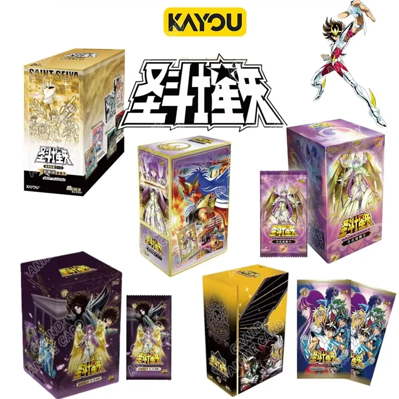 New Kayou Saint Seiya Cloth Awakening Card Box Manga Edition Collectible Card Star Pack Japanese Anime Rare Collection Cards