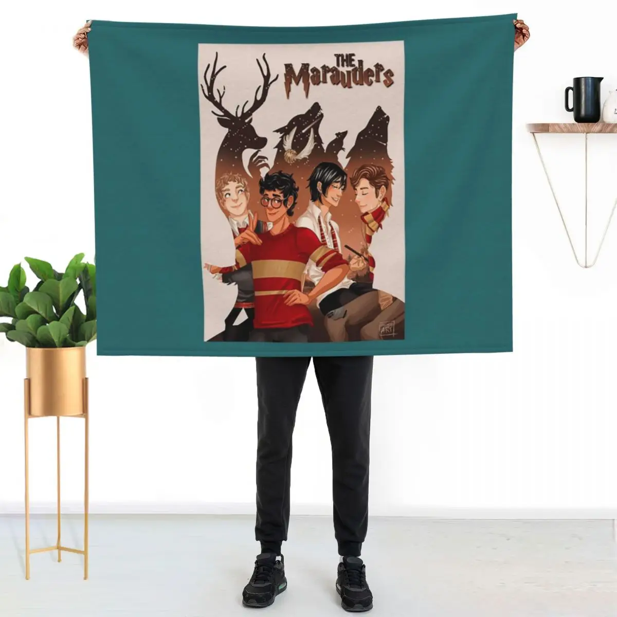 Marauders Throw Blanket bed plaid Sofa Quilt Winter beds Fashion Sofas Giant Sofa Flannel Fabric Blankets