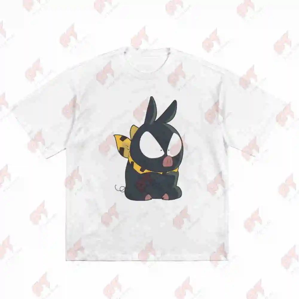 P Chan Anime Retro Video Game Character Short Sleeve Tee 100% Cotton T-Shirt