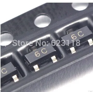 HAILANGNIAO 200PCS BC817 BC817-40 SOT-23 NPN 6C 0.1A/45V general purpose transistor NEW ORIGINAL