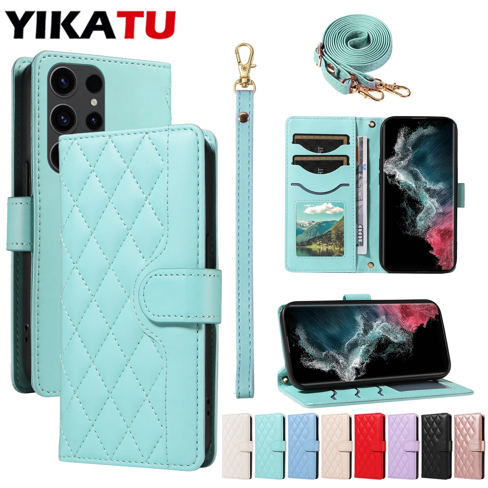 

For Samsung Galaxy A21S A23 A24 A25 A26 A30 A32 A33 A34 A35 A36 A37 A40 A50 A51 A52 A53 A54 A55 A56 A57 A70 A71 A73 Wallet Case