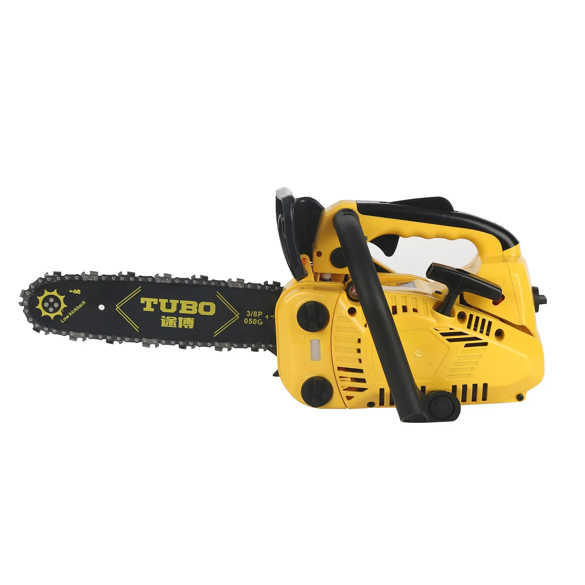 เบนซินเลื่อยแบบพกพาตัดเครื่องมือลูกโซ่ 0.9KW 25.4CC 3.3KG Professional Grade Chainsaws ในครัวเรือน Moso ไม้ไผ่เข้าสู่ระบบ SAW