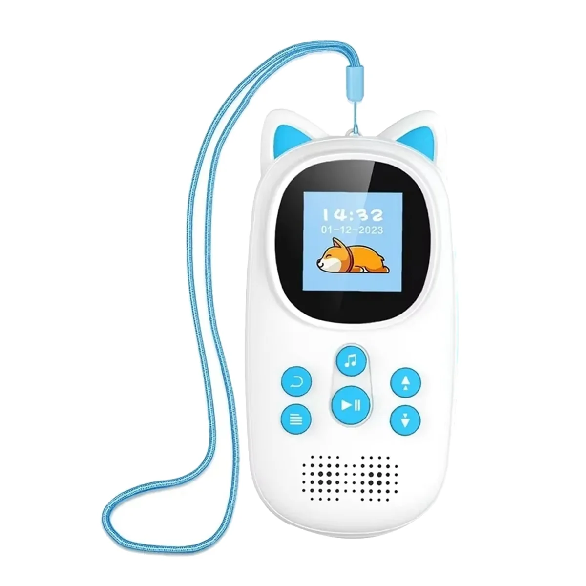 Bluetooth-MP3-Player für Kinder, süßer Kitty-Musikplayer mit LautsprecherJAS