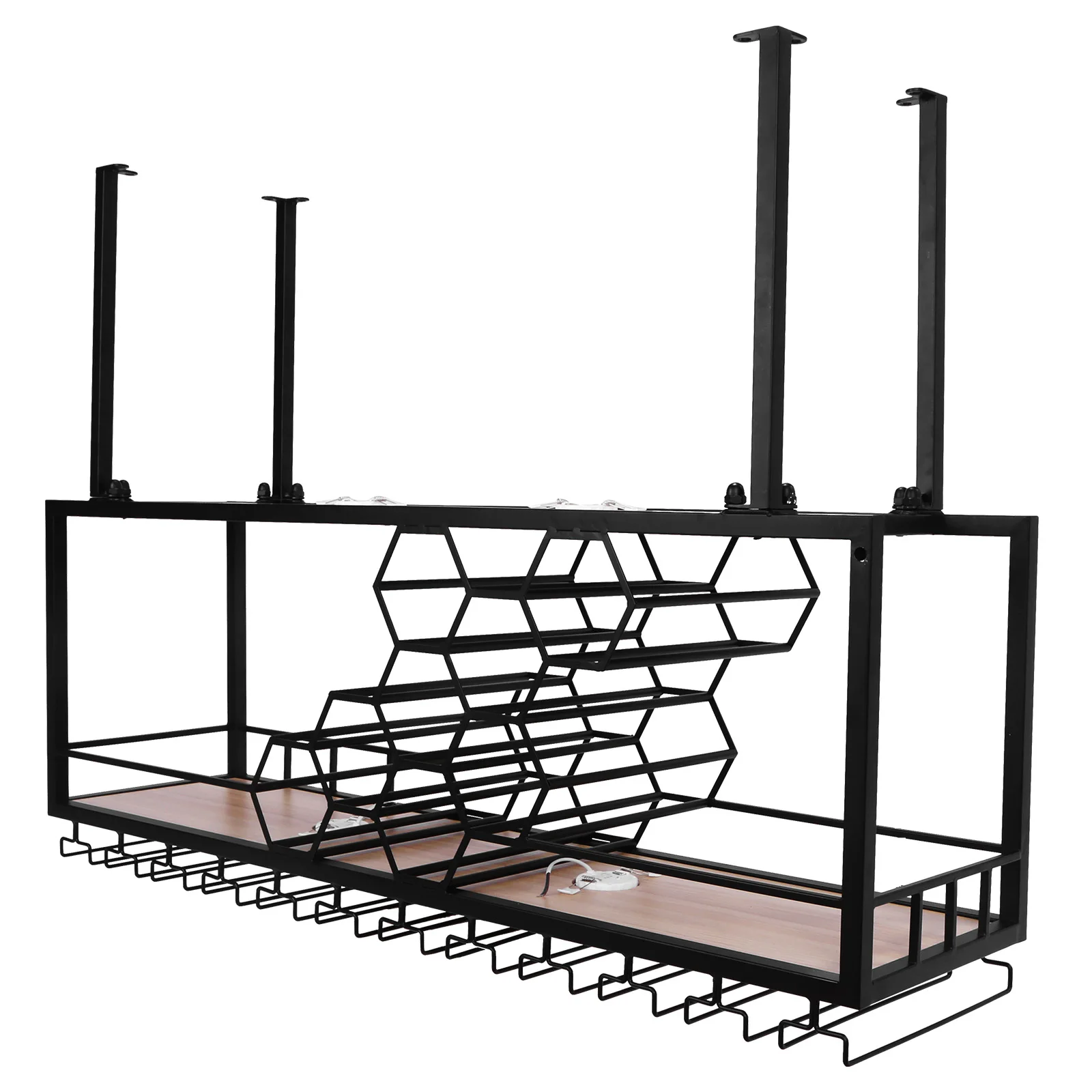 

Металлическая подвесная винная стойка (1 шт.)