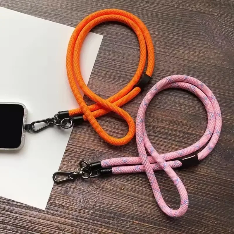 for Mobile Phone Case Lanyards Thickness 8mm Adjustable Phone Lanyard Detachable Neck Cord Universal Crossbody Strap Useful