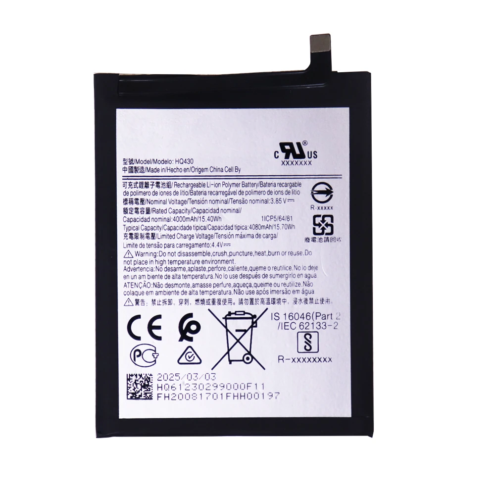 ISUNOO HQ430 4000mAh Battery For Nokia 3.4 5.4 TA-1288 TA-1285 TA-1283 TA-1333 TA-1340 TA-1337 TA-1328 TA-1325 +free tool